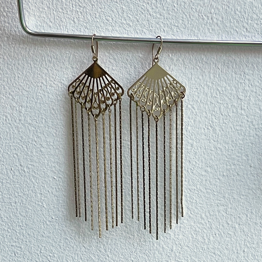 Bridal Party Tiered Chandelier Statement Earrings 8$